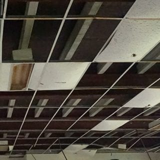 Asbestos Ceiling Tiles