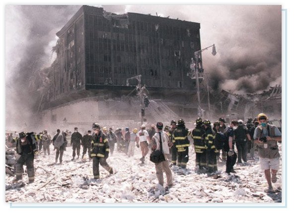 9·11事件中，世贸中心的第一批救援人员